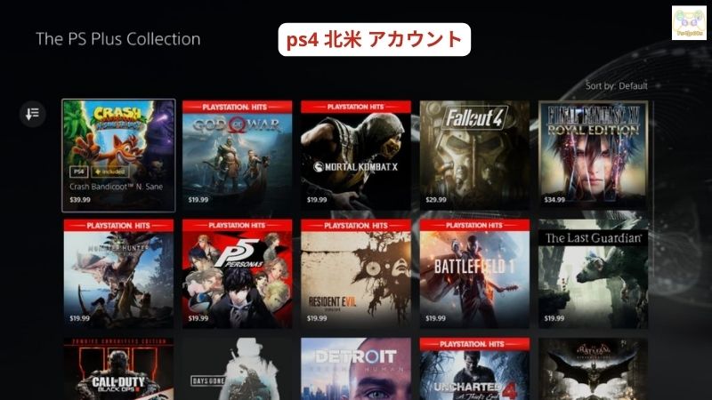 ps4 北米 アカウント